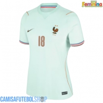 Camisa de time de futebol França Warren Zaire-Emery #18 Replicas 2º Equipamento Feminina Mundo 2026 Manga Curta